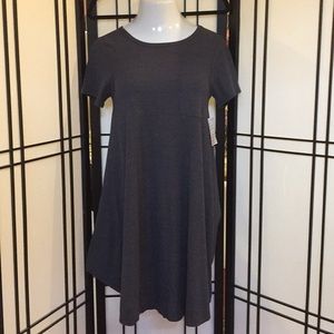 LuLaRoe Dresses - Ribbed dark gray Carly LuLaRoe Dresses - Ribbed dark gray Carly